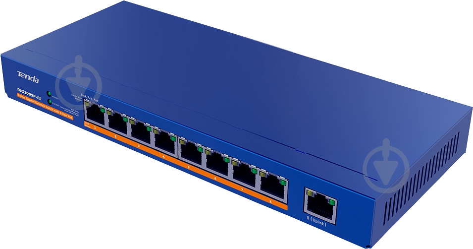 Коммутатор TENDA TEG1009P-EI - фото 2