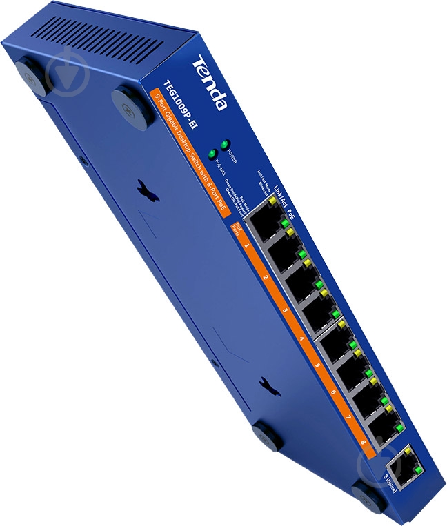Коммутатор TENDA TEG1009P-EI - фото 3