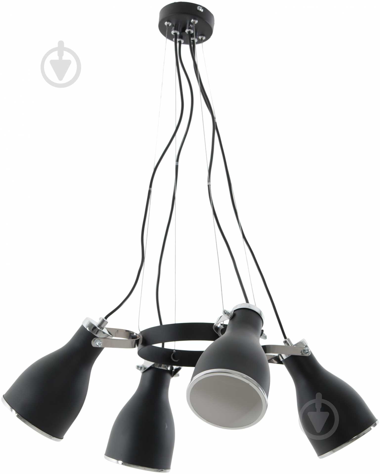 Люстра подвесная Luminex Bjorn 4xE27 черный 7517 - фото 1 Люстра подвесная Luminex Bjorn 4xE27 черный 7517 - фото 1