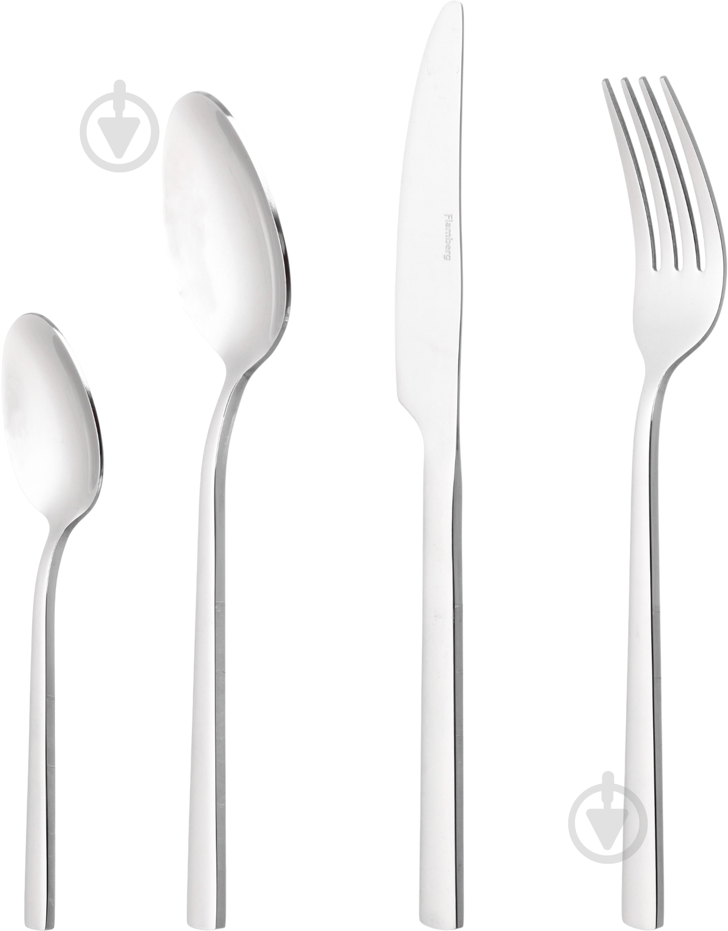 Набор столовых приборов Flamberg Lucent 24 предмети - фото 1