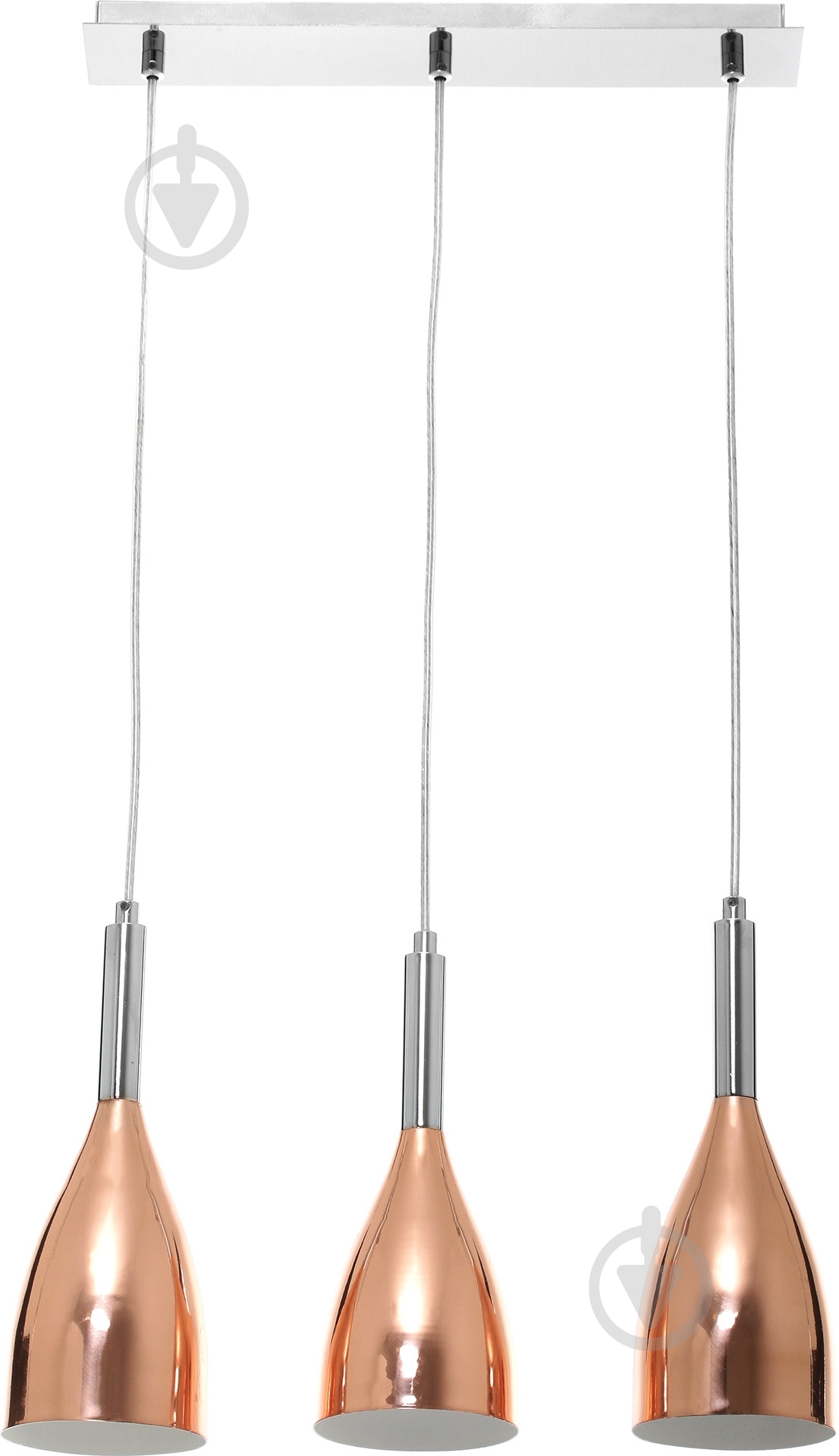Подвес Luminex Trina 3xE27 медный 7361 - фото 1
