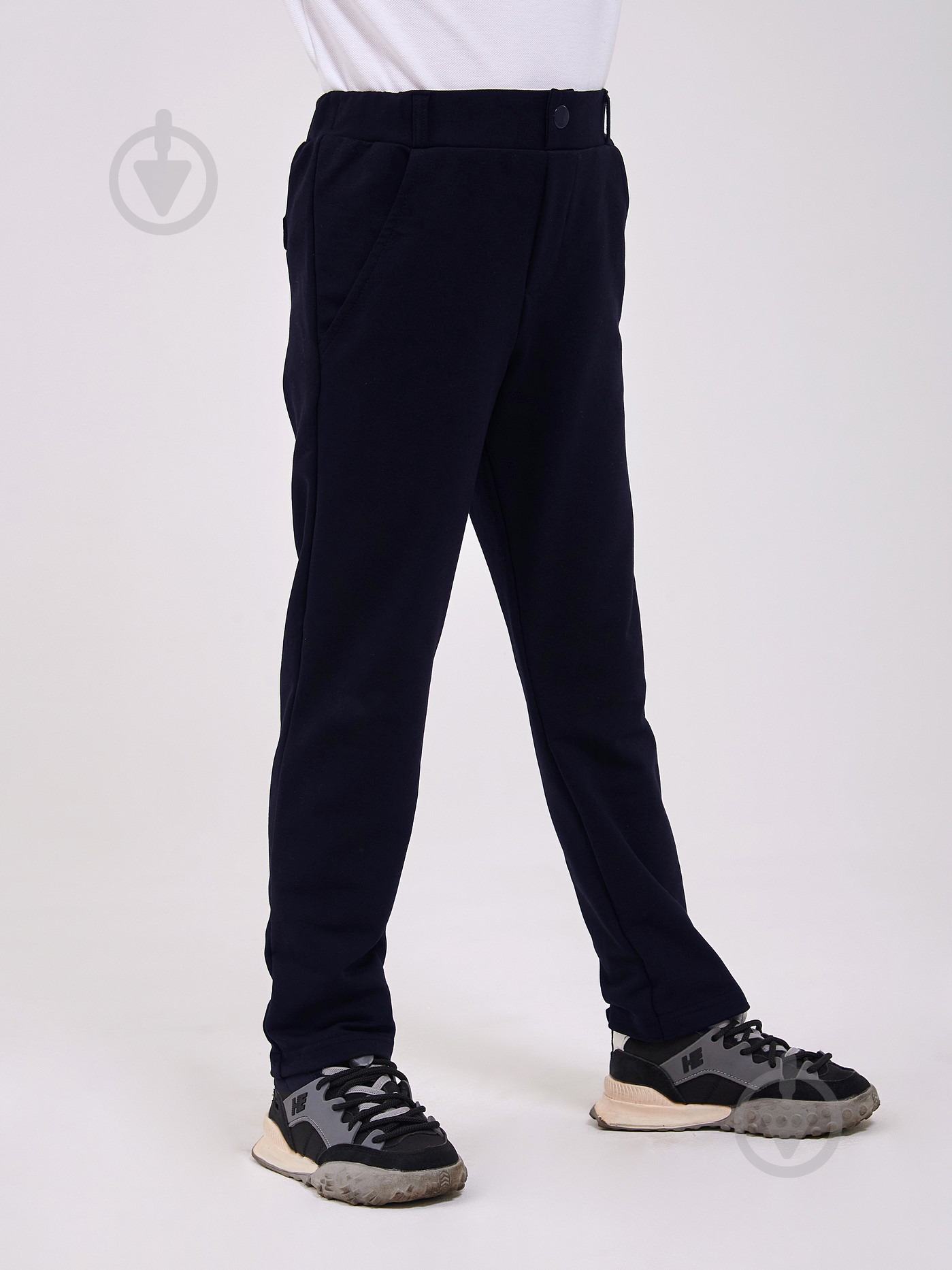 Брюки школьные Smil 115660 р.128 темно-синий - фото 1