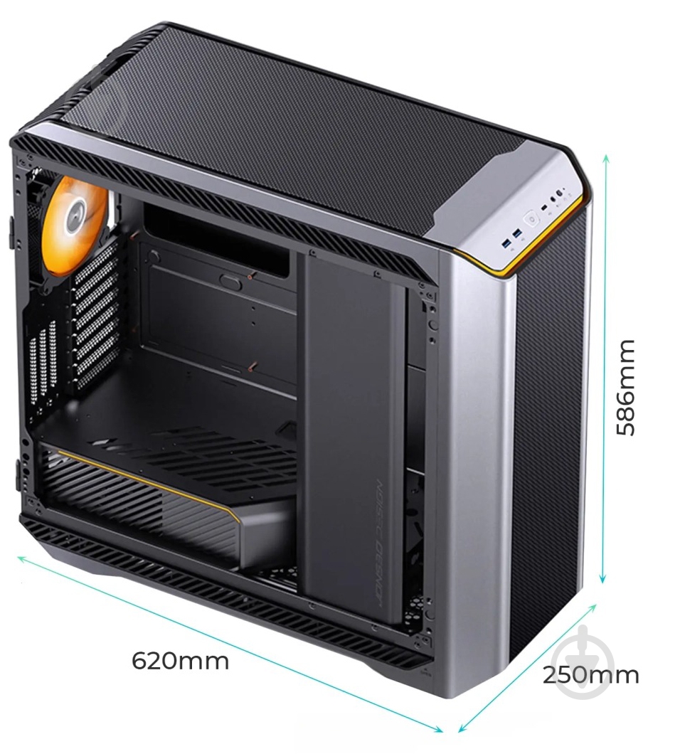 Корпус Jonsbo D500 Silver - фото 15