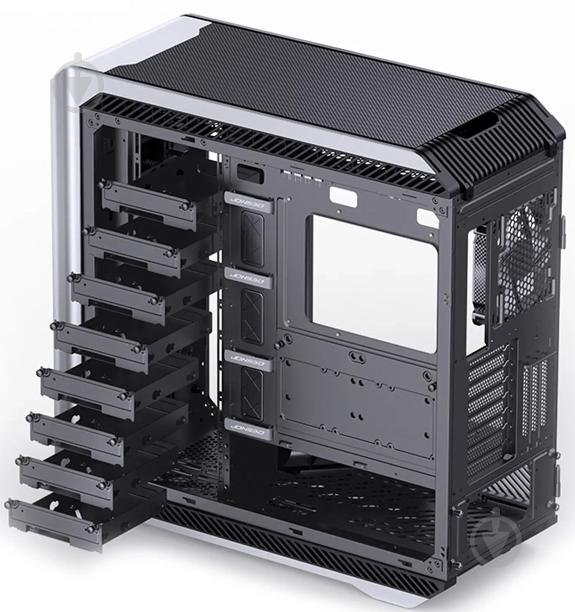 Корпус Jonsbo D500 Silver - фото 9