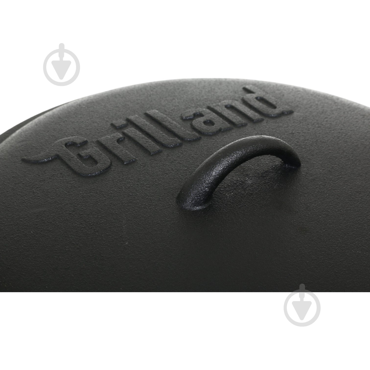 Казан Grilland ø315 мм 135 мм 8 л чавунний туристичний з кришкою UHR111705 - фото 4