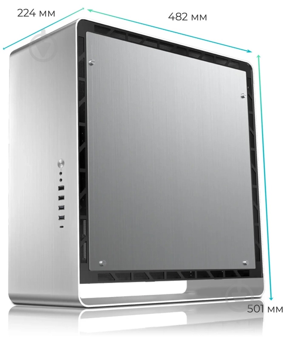 Корпус Jonsbo UMX6S Silver - фото 10