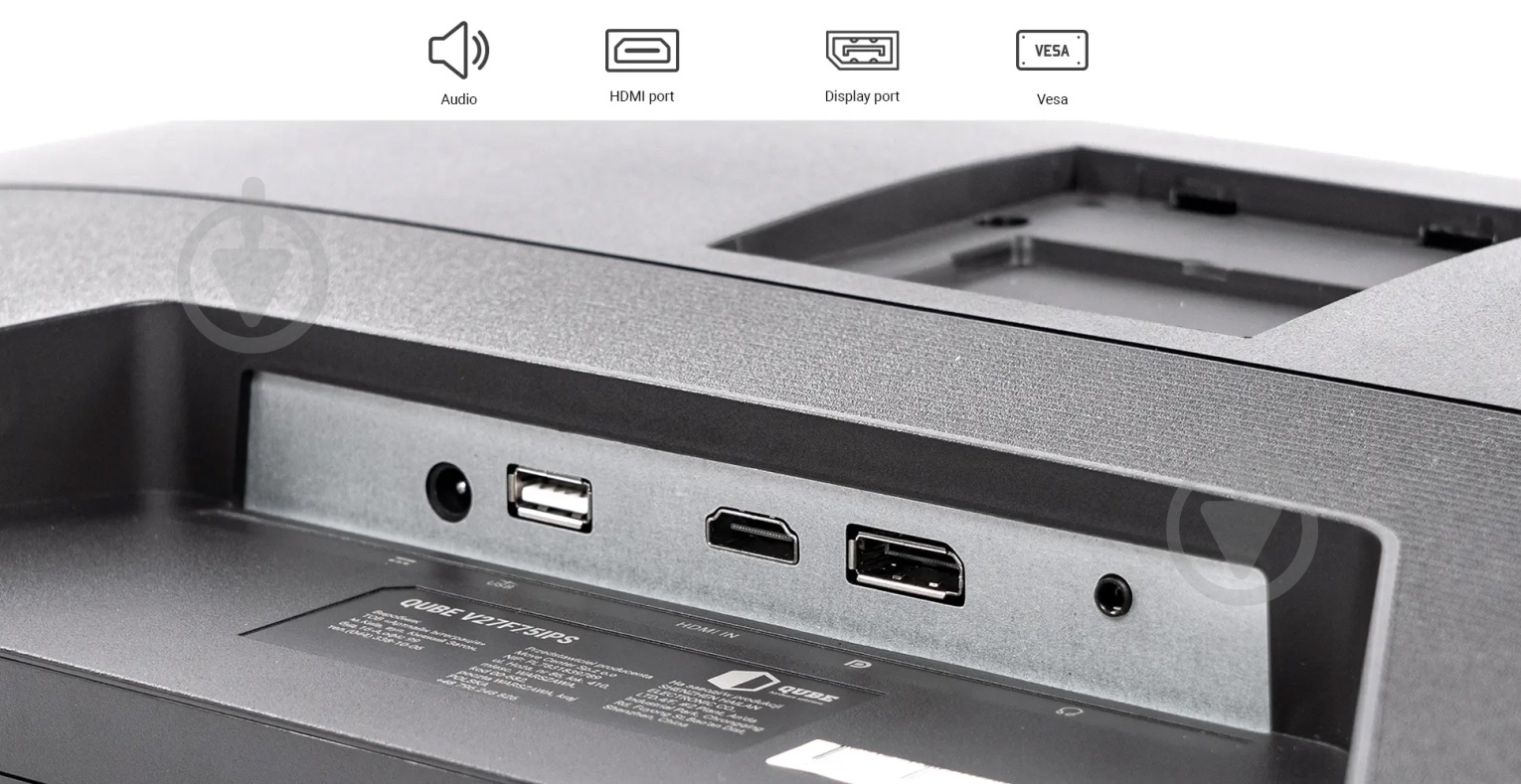 Монітор QUBE B27F75-IPS 27" (B27F75-IPS) - фото 8