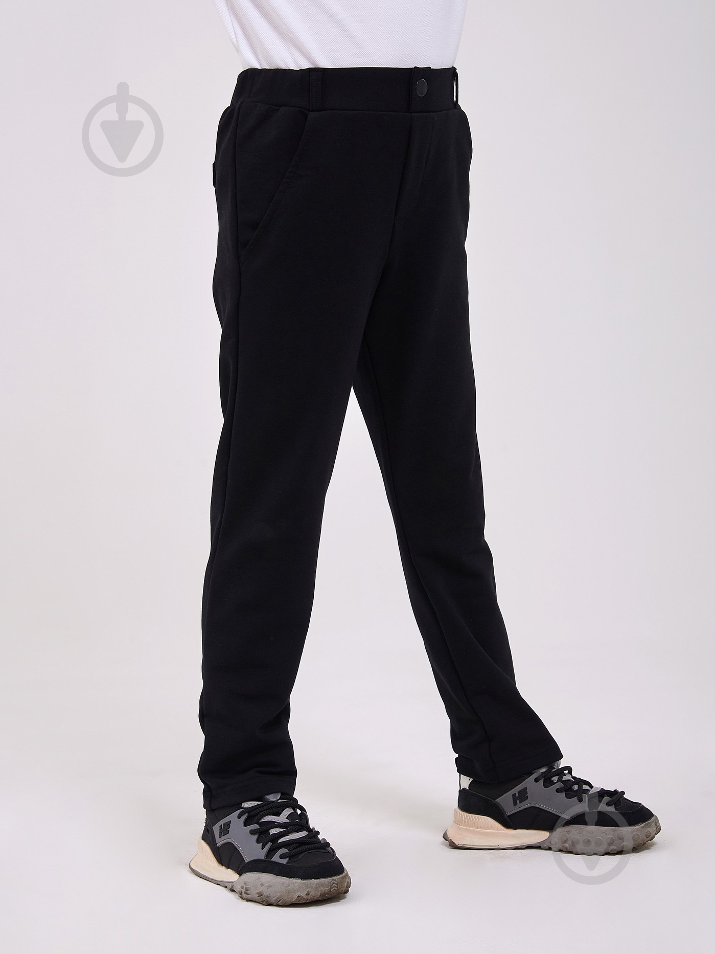 Брюки шкільні Smil 115660 р.122 чорний - фото 1