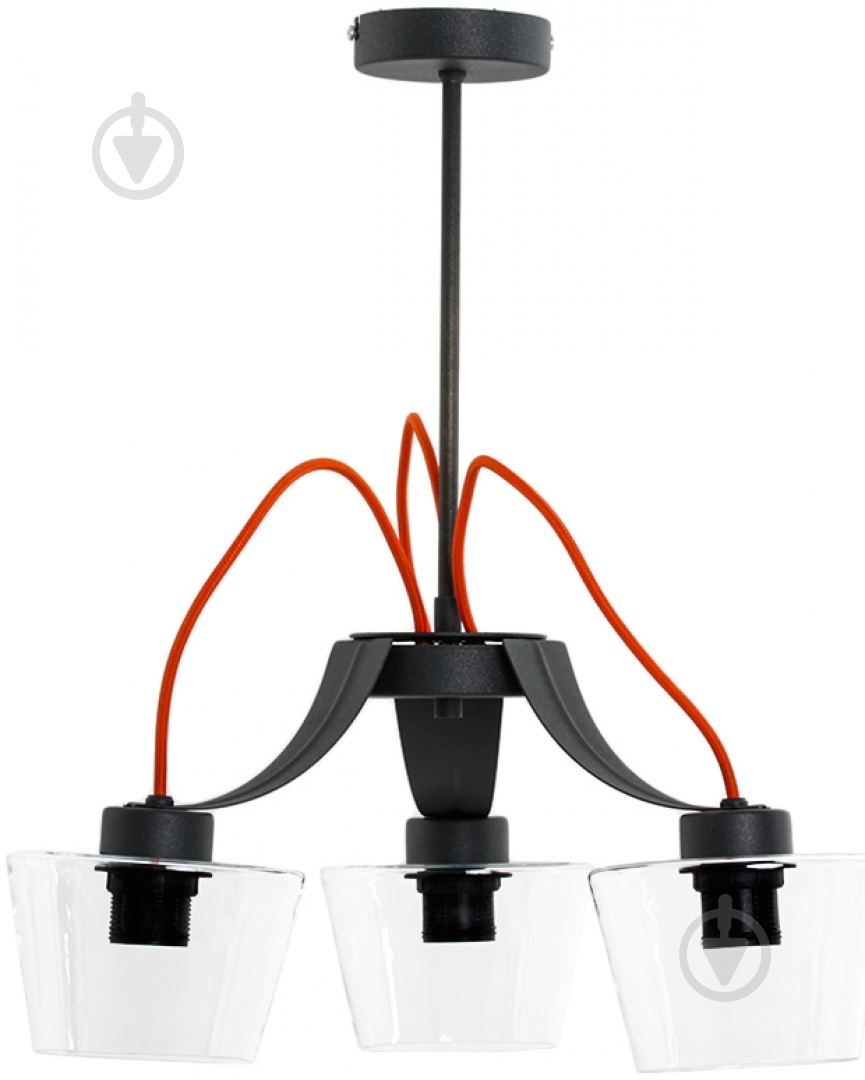 Люстра подвесная Luminex Edit 3xE27 черный 7566 - фото 2 Люстра подвесная Luminex Edit 3xE27 черный 7566 - фото 2