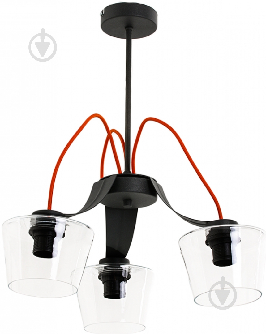 Люстра подвесная Luminex Edit 3xE27 черный 7566 - фото 1 Люстра подвесная Luminex Edit 3xE27 черный 7566 - фото 1