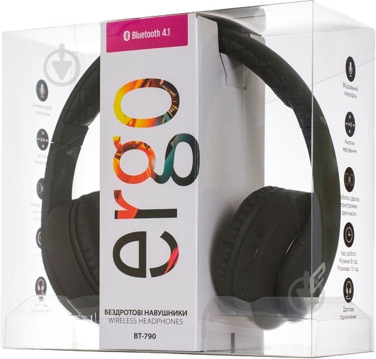 Гарнитура Ergo BT-790 black - фото 4 Гарнитура Ergo BT-790 black - фото 4