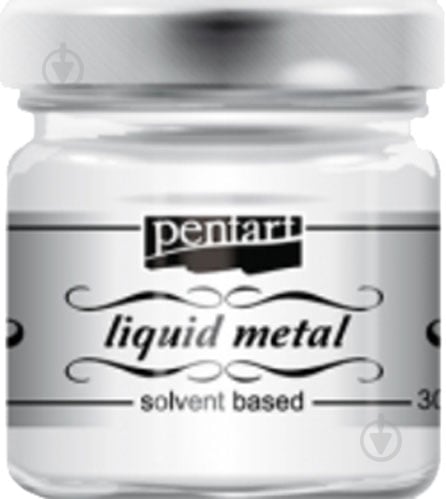 Краска серебро 30 мл Pentart - фото 1 Краска серебро 30 мл Pentart - фото 1