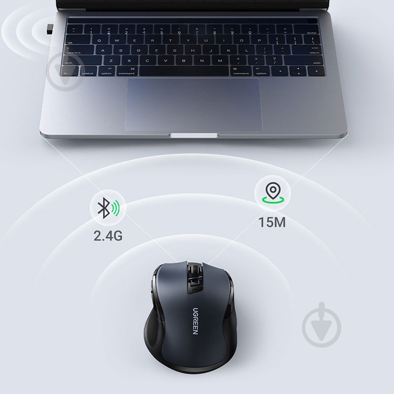 Мышь UGREEN black (15063) - фото 9