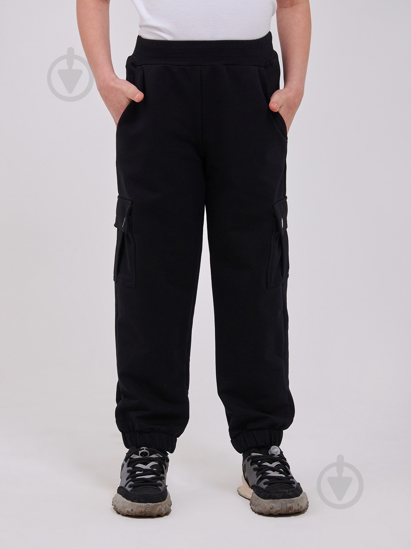 Брюки шкільні Smil 115661 р.134 чорний - фото 1