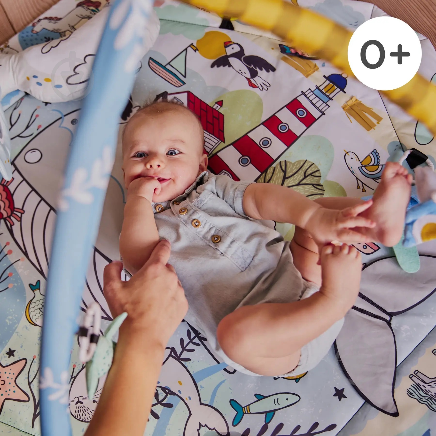 Развивающий коврик Kinderkraft KPSMSE00MUL0000 - фото 4 Развивающий коврик Kinderkraft KPSMSE00MUL0000 - фото 4