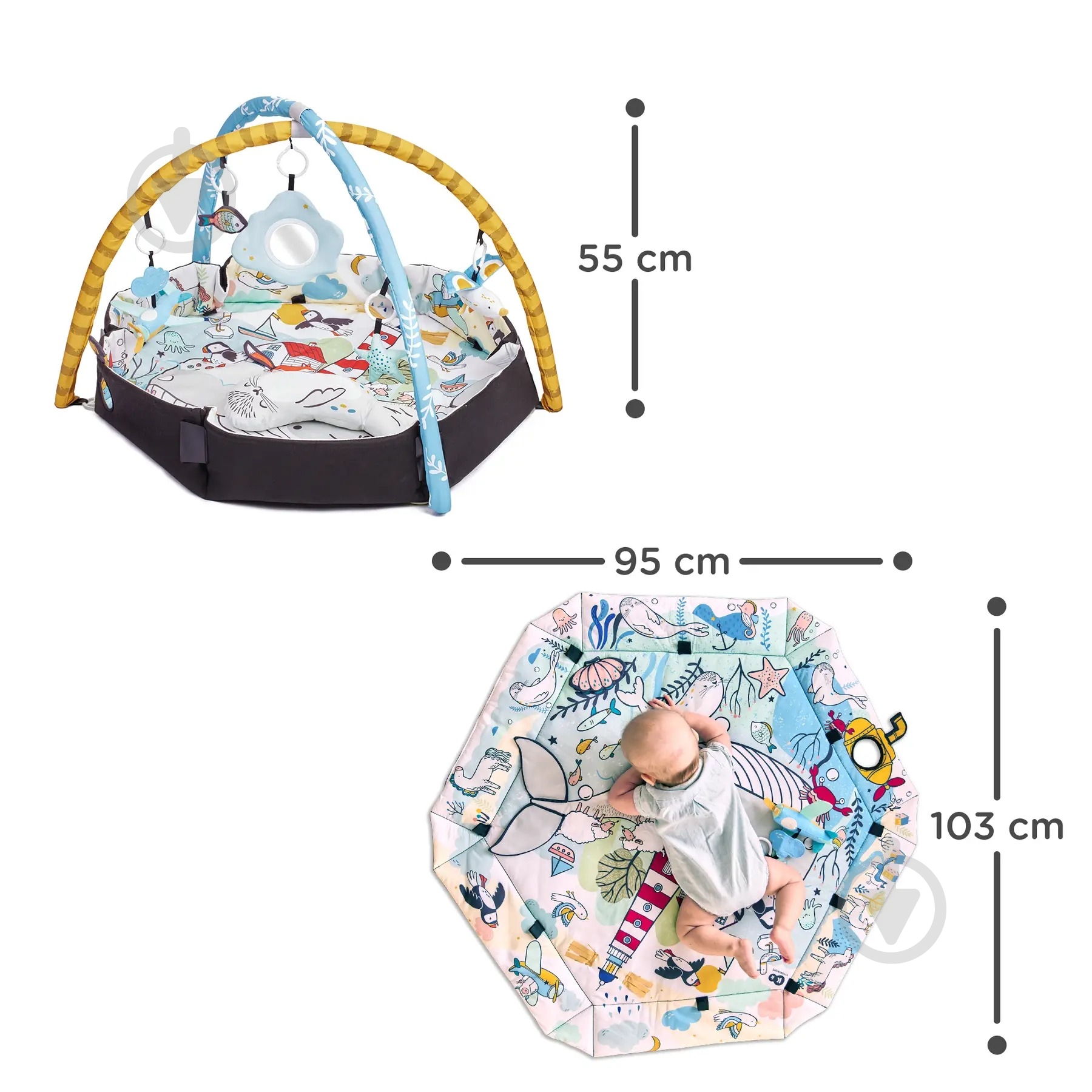 Развивающий коврик Kinderkraft KPSMSE00MUL0000 - фото 10 Развивающий коврик Kinderkraft KPSMSE00MUL0000 - фото 10