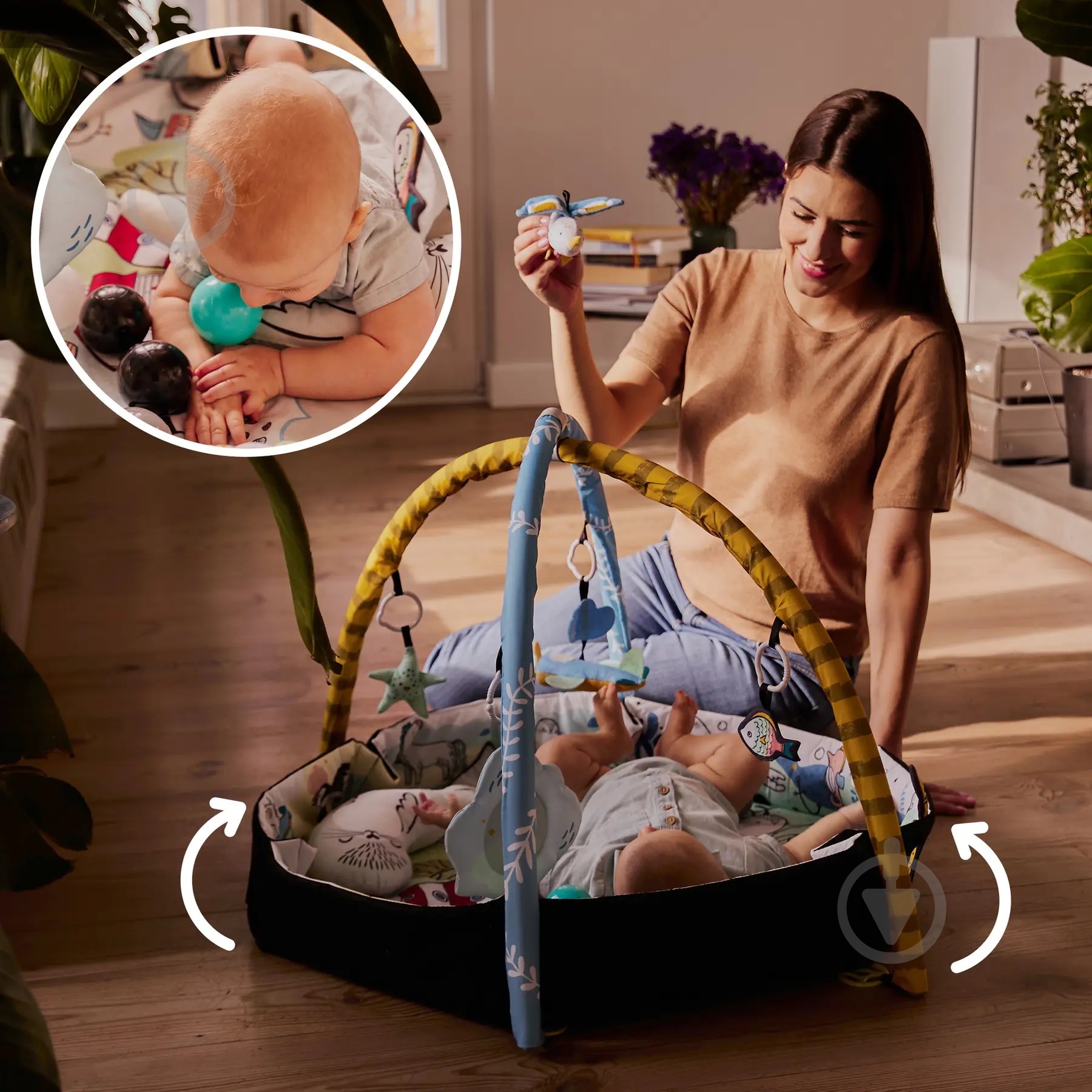 Развивающий коврик Kinderkraft KPSMSE00MUL0000 - фото 8 Развивающий коврик Kinderkraft KPSMSE00MUL0000 - фото 8