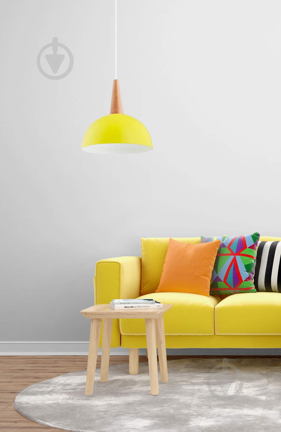 Підвіс ALFA Anja 1xE27 жовтий 9633 - фото 2