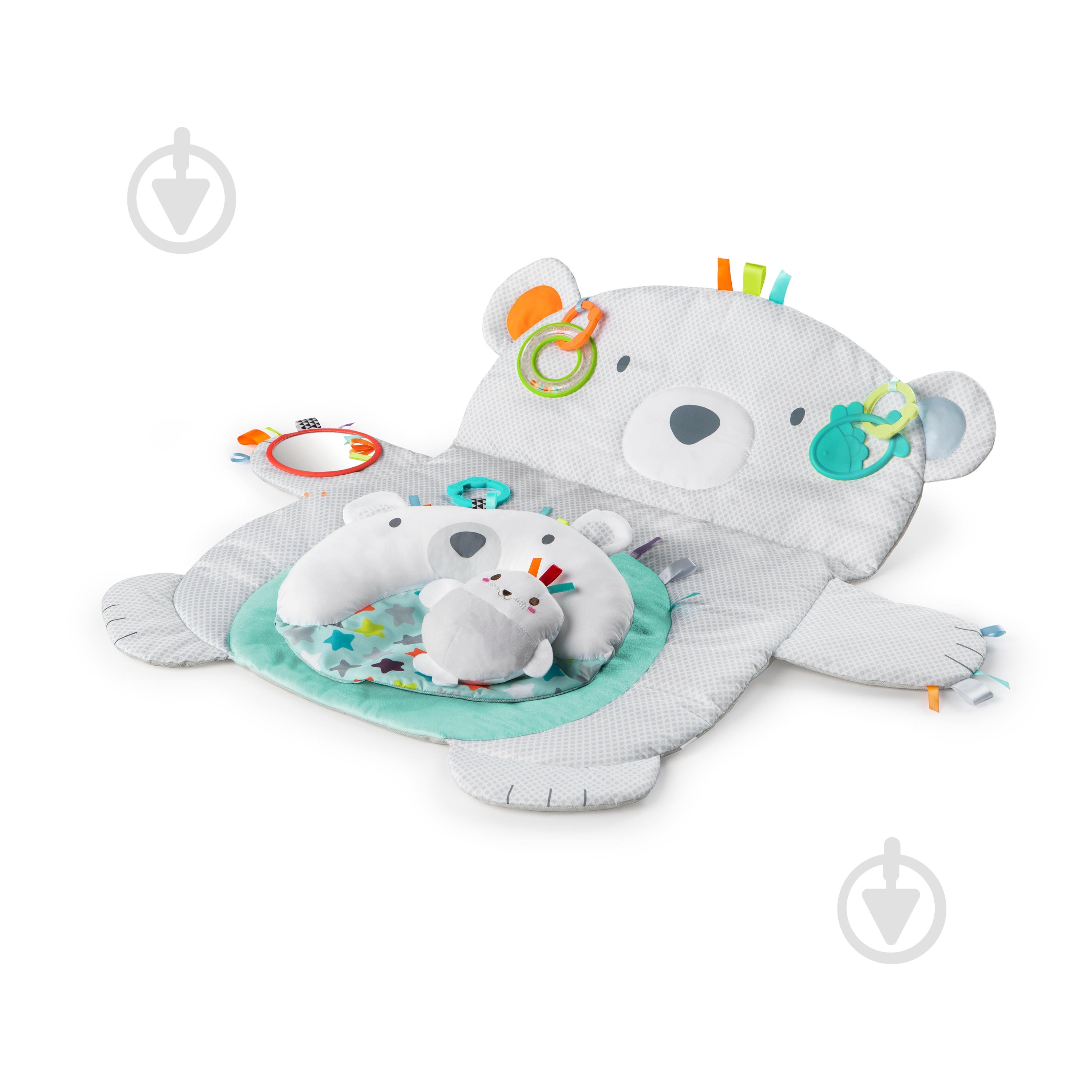 Розвиваючий килимок Bright Starts Tummy Time Prop & Play 10841 - фото 1 Розвиваючий килимок Bright Starts Tummy Time Prop & Play 10841 - фото 1