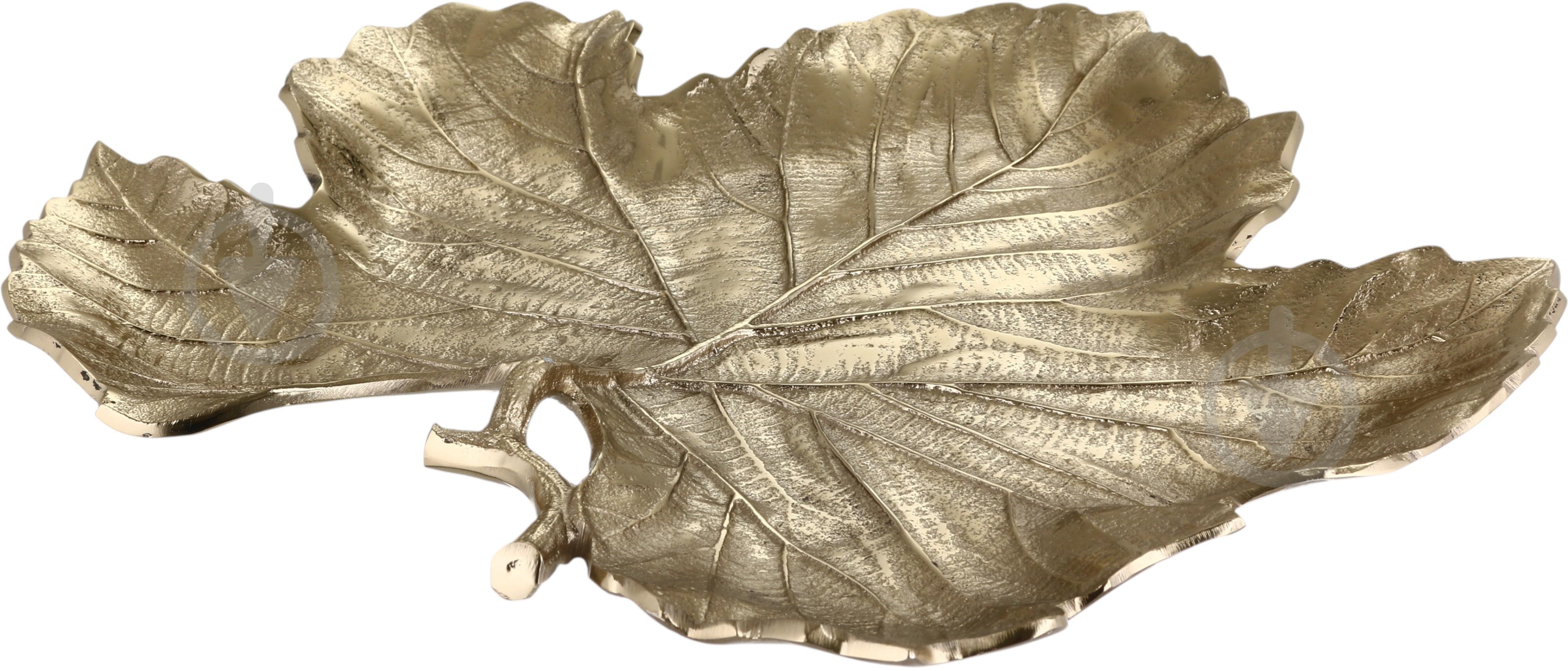 Поднос Inari Leaf алюминий 23х23х2 см - фото 2 Поднос Inari Leaf алюминий 23х23х2 см - фото 2