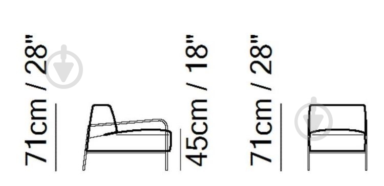 Крісло BIT С247 640х970мм - фото 4