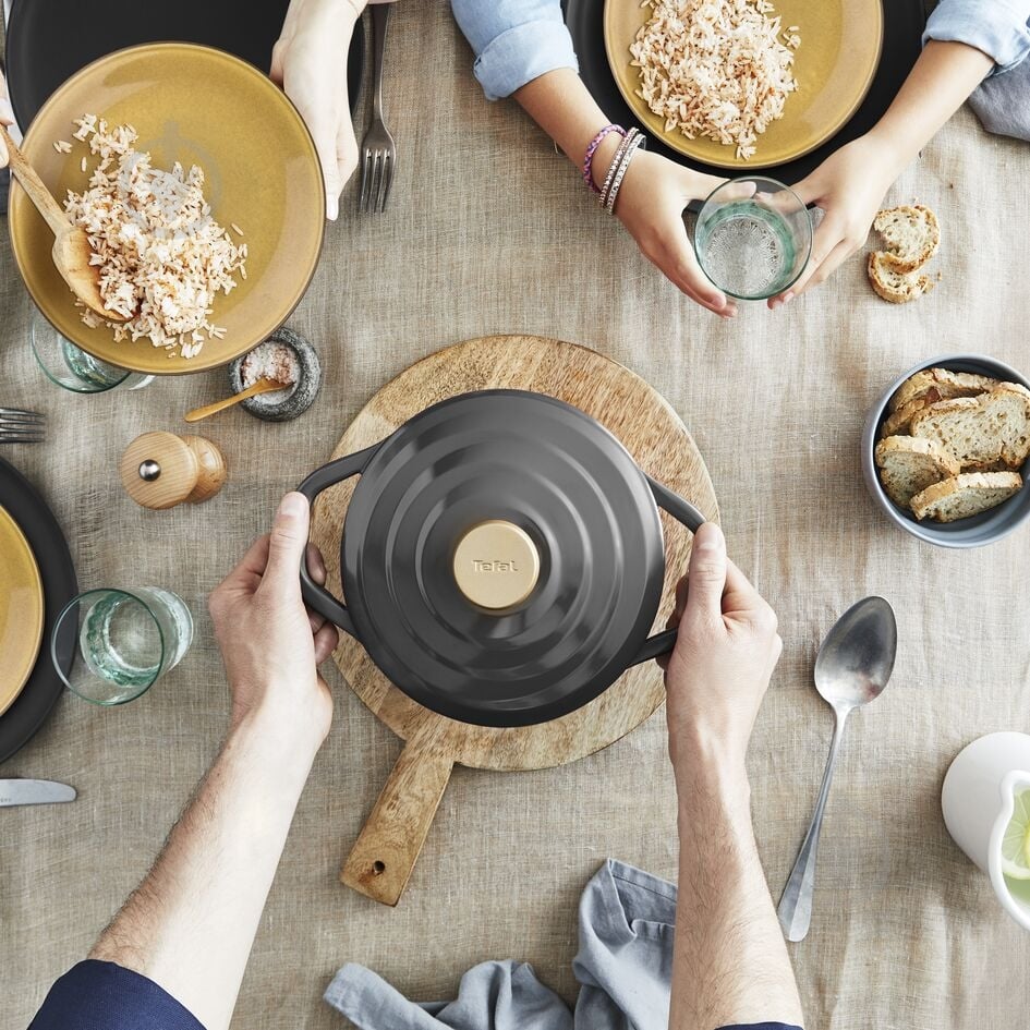 Кастрюля керамическая Tefal Air 3,1 л E2554455 - фото 9