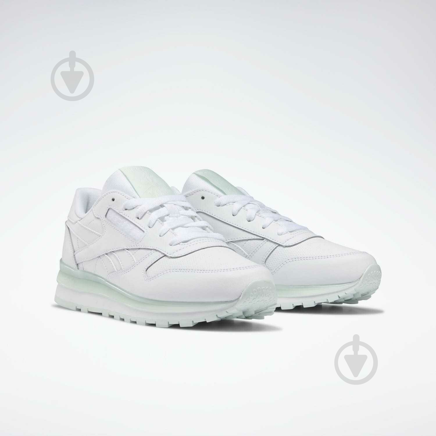 Кроссовки женские зимние Reebok CL LTHR DV8762 р.40,5 белые - фото 2