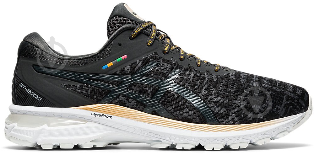 Кроссовки мужские летние Asics GT-2000 8 1011B070-001 р.44 графитовые - фото 1