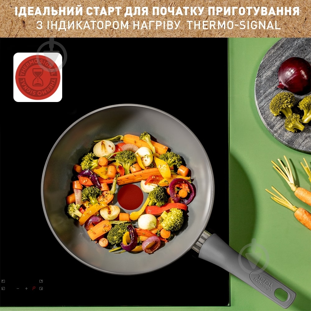 Сковорода wok Tefal Renewal 28 см C4261943 - фото 7