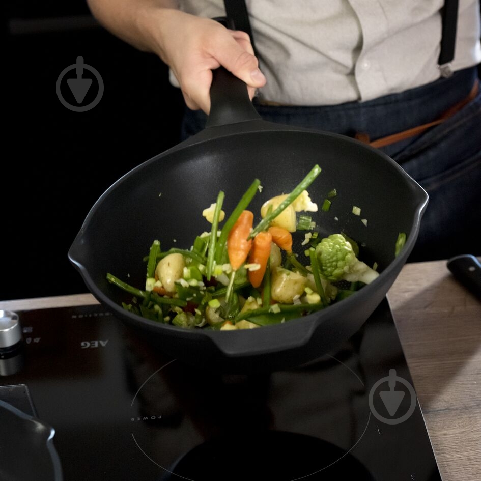 Сковорода wok Tefal Robusto 28 см E2491944 - фото 6