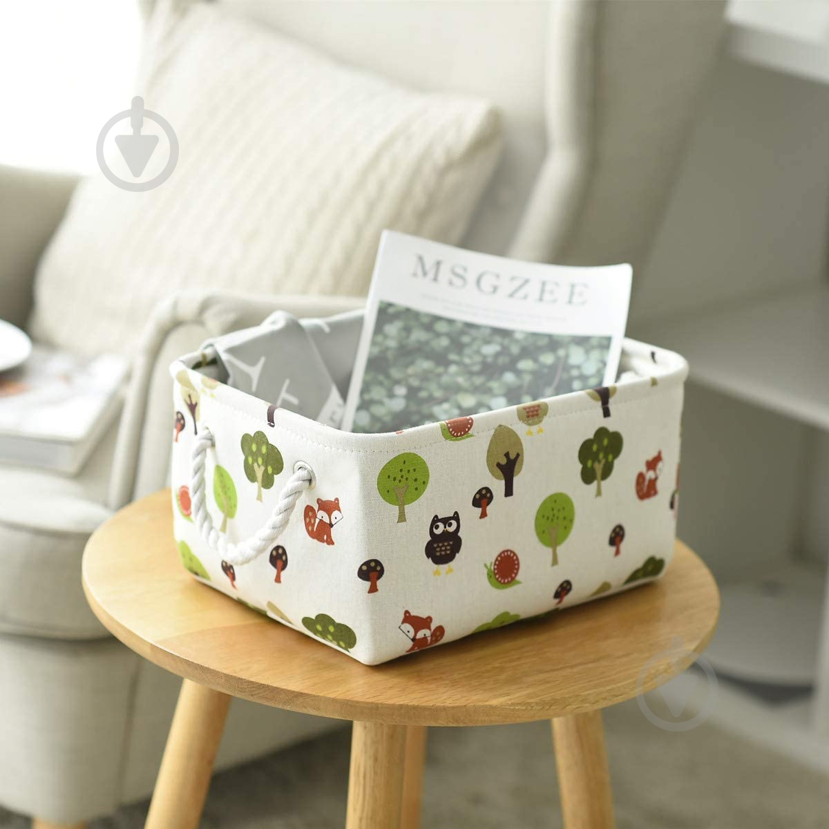 Ящик для зберігання MVM TH-11 M WHITE 170x250x350 мм - фото 4