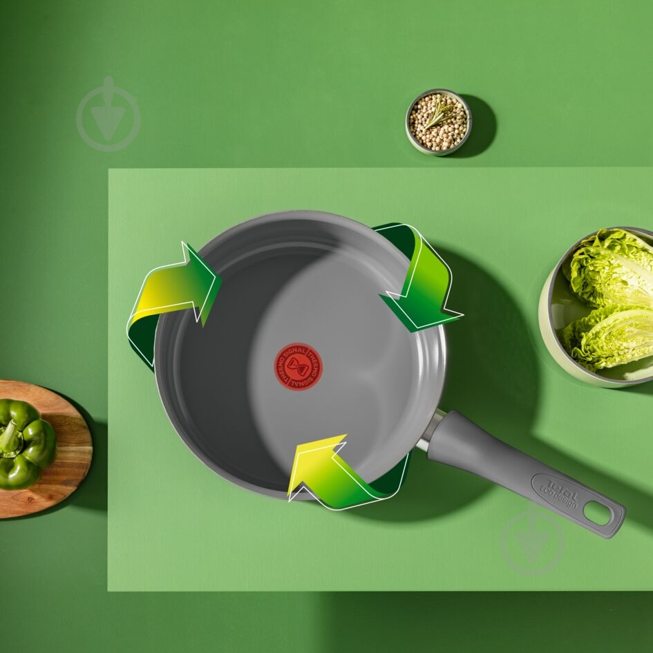 Сотейник із кришкою Tefal Renewal 24 см C4263243 - фото 13