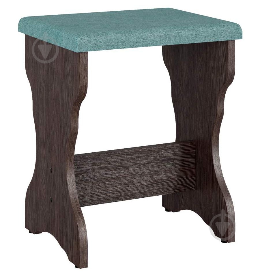 Табурет Компанит Т-2 балатон аква / венге - фото 1