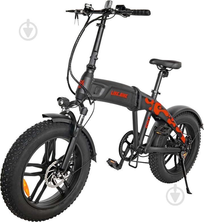 Электровелосипед LIKE.BIKE Colt Black/Red - фото 2