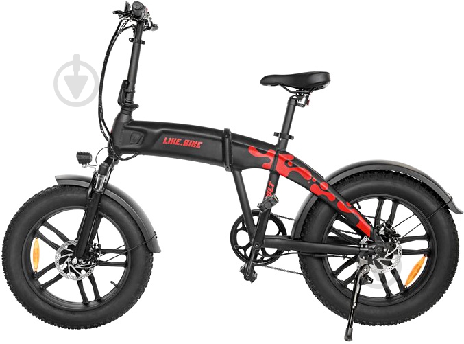 Электровелосипед LIKE.BIKE Colt Black/Red - фото 6