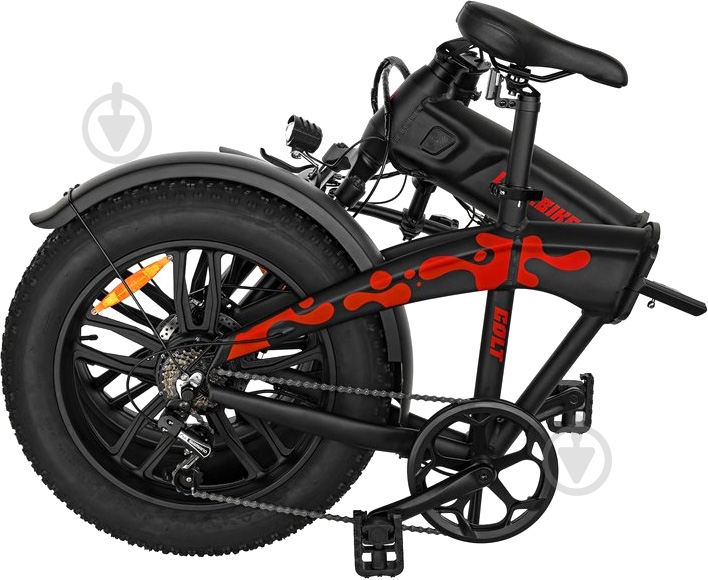 Электровелосипед LIKE.BIKE Colt Black/Red - фото 8