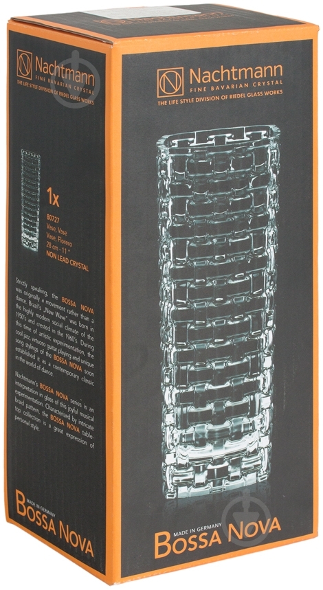 Ваза стеклянная Nachtmann Bocca Nova 16011 28 см прозрачная 16011 - фото 2