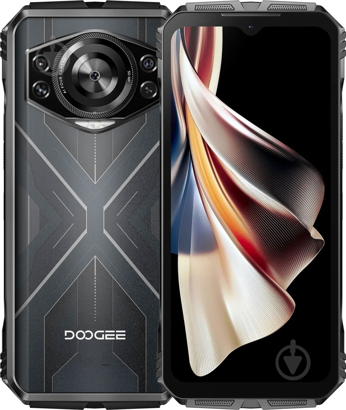 Смартфон Doogee 8/256GB (Cyber 8+256GB Silver) - фото 1