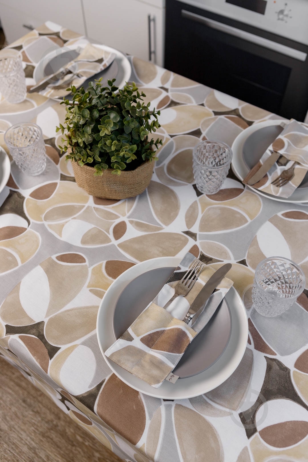 Чехол для приборов La Nuit "КАМНИ" 10x24 см - фото 11 Чехол для приборов La Nuit "КАМНИ" 10x24 см - фото 11