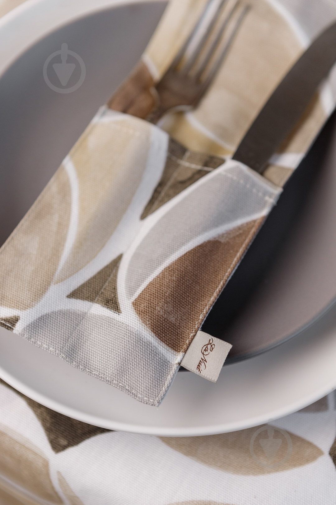 Чехол для приборов La Nuit "КАМНИ" 10x24 см - фото 2 Чехол для приборов La Nuit "КАМНИ" 10x24 см - фото 2