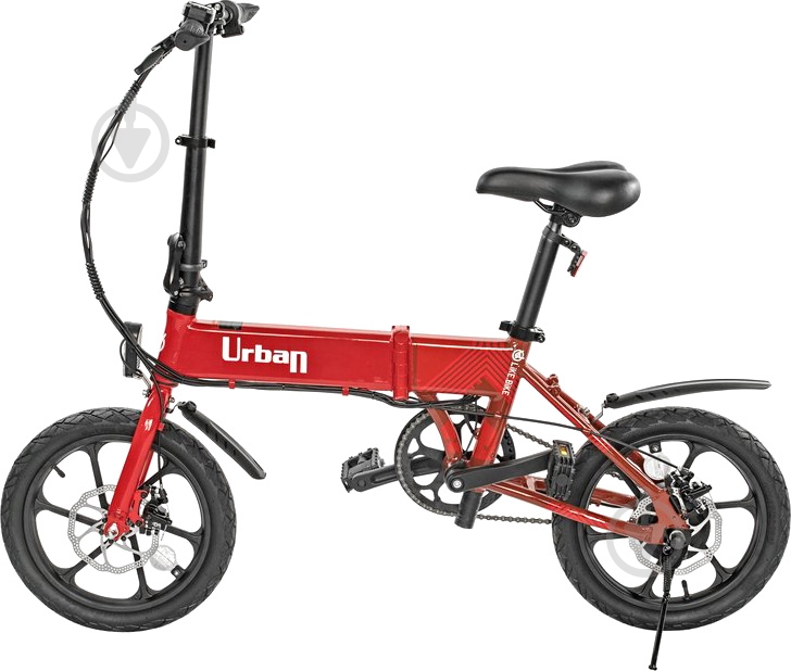 Электровелосипед LIKE.BIKE Urban White/Red 657305 - фото 3 Электровелосипед LIKE.BIKE Urban White/Red 657305 - фото 3