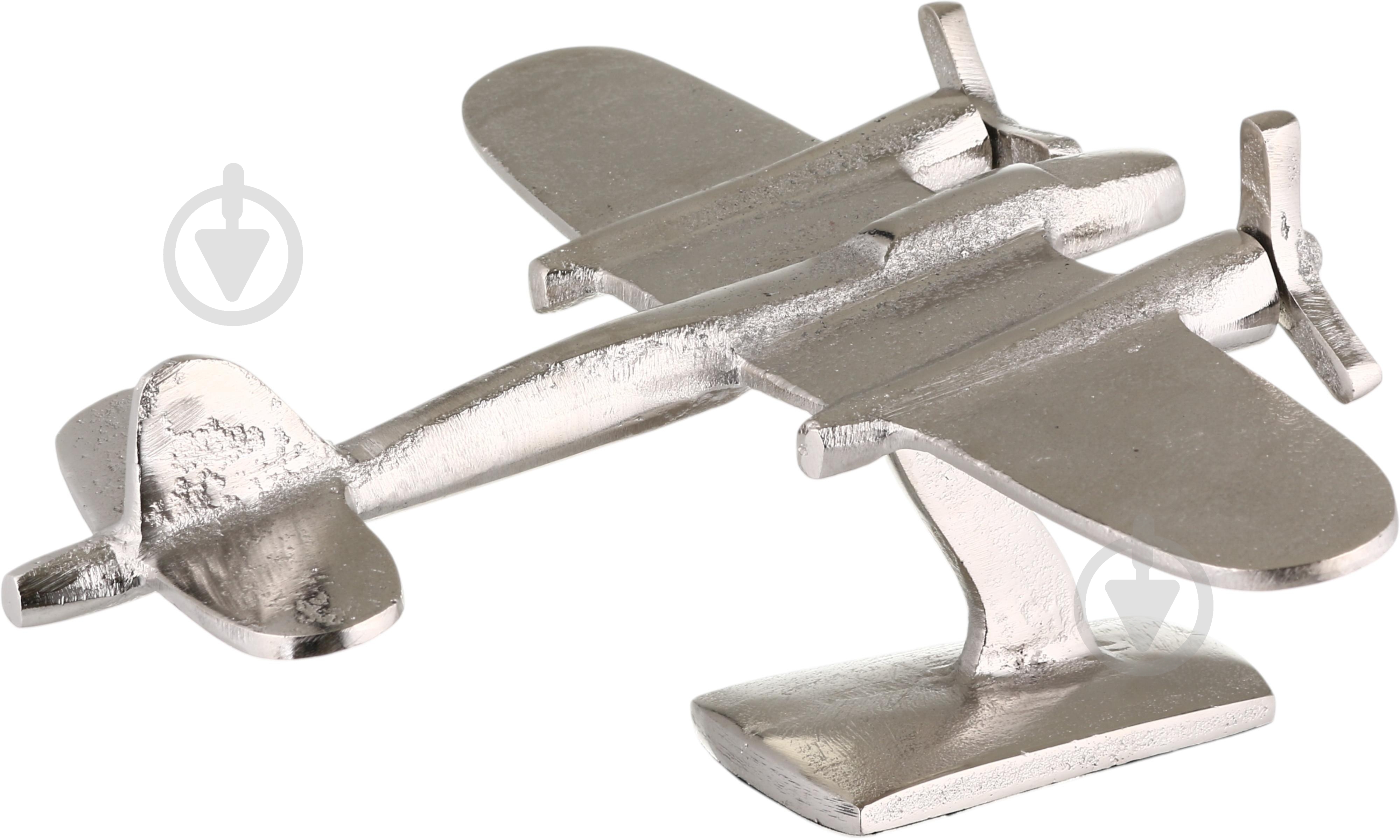 Статуэтка Inari Plane 12х24х19,5 см серебряный - фото 2 Статуэтка Inari Plane 12х24х19,5 см серебряный - фото 2