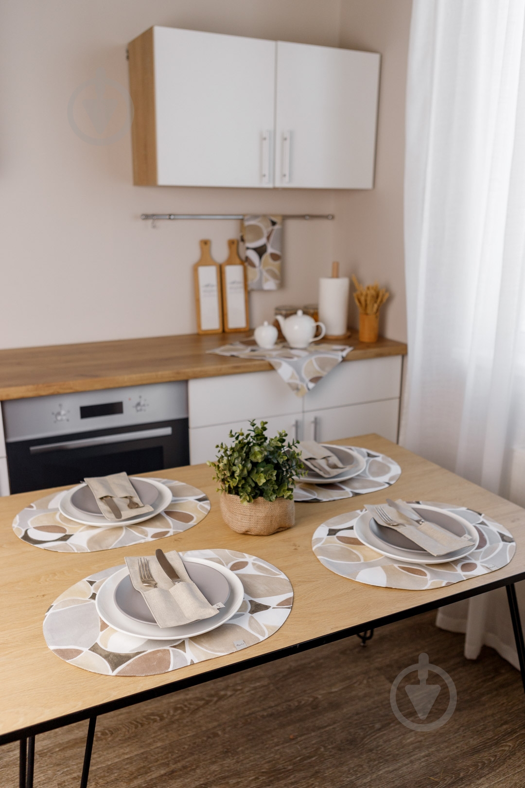 Чехол для приборов La Nuit "КАМНИ" Беж 10x24 см - фото 8 Чехол для приборов La Nuit "КАМНИ" Беж 10x24 см - фото 8