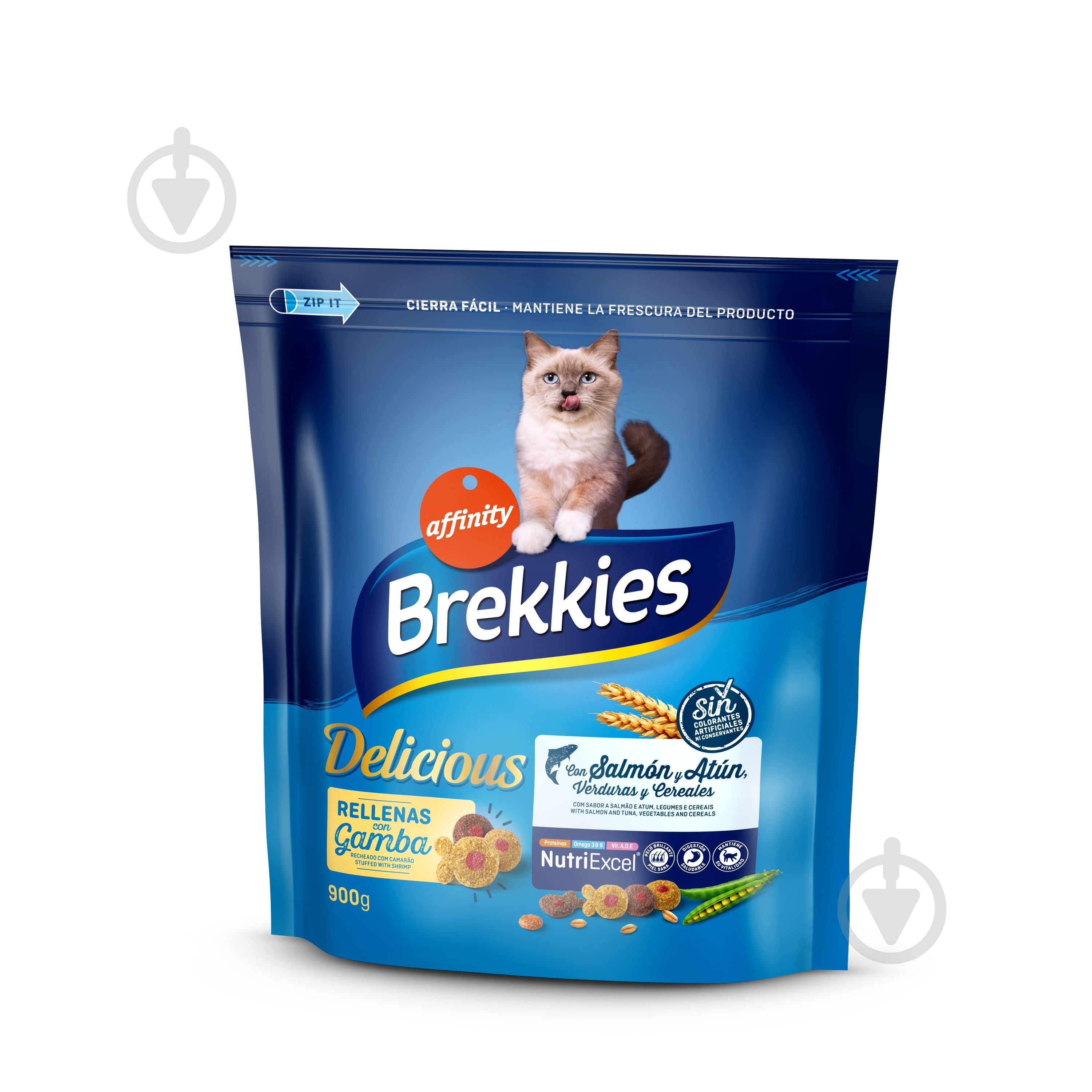 Корм Affinity Brekkies Cat Delice Fish с рыбой - фото 1