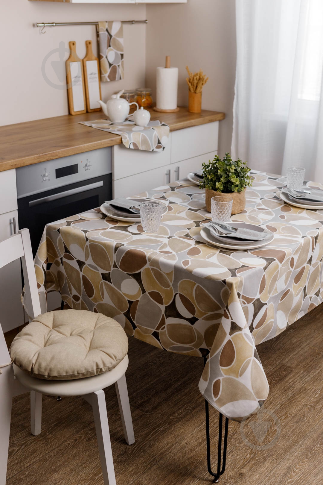 Чехол для приборов La Nuit "КАМНИ" Серый 10x24 см - фото 9 Чехол для приборов La Nuit "КАМНИ" Серый 10x24 см - фото 9