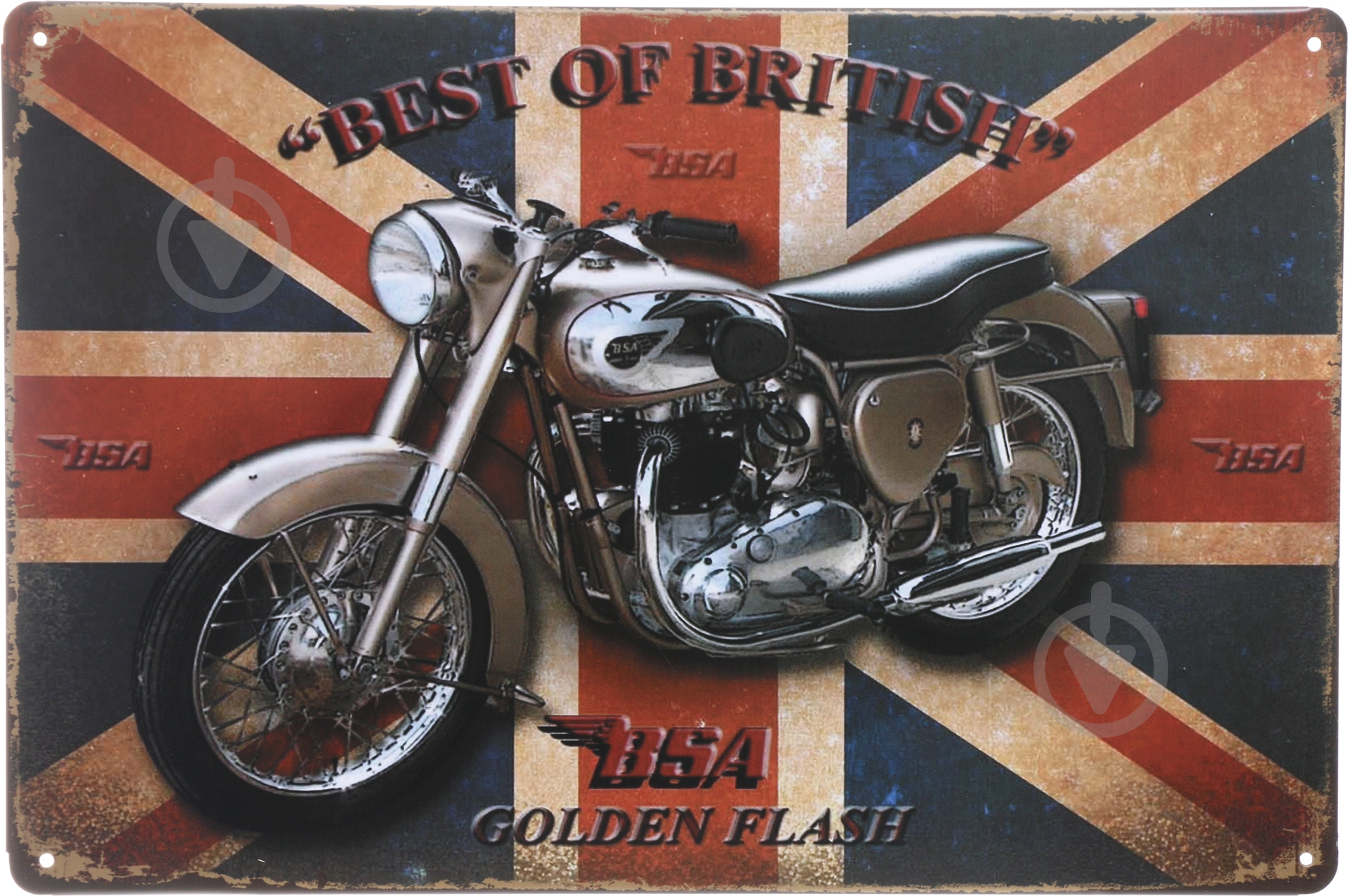 Табличка сувенирная Golden Flash 20х30 см - фото 1