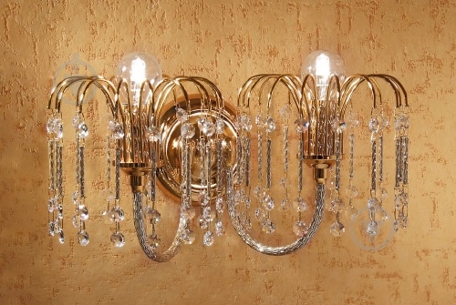 Бра Arredoluce 406/А2 хрусталь Swarovsky 2x40 Вт E14 хром 37289 - фото 1 Бра Arredoluce 406/А2 хрусталь Swarovsky 2x40 Вт E14 хром 37289 - фото 1