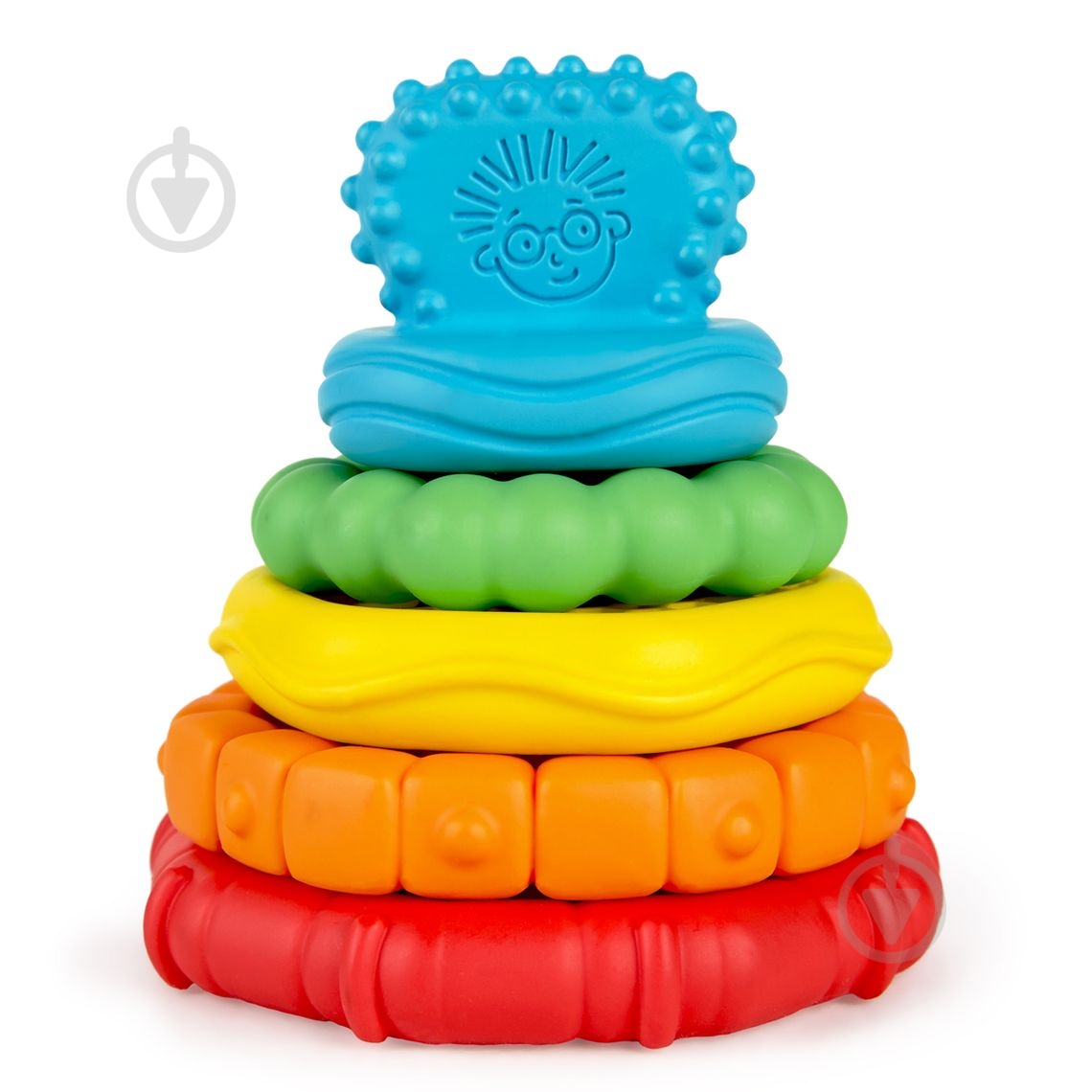Игрушка-пирамидка Baby Einstein Stack & Teethe 12356 - фото 1
