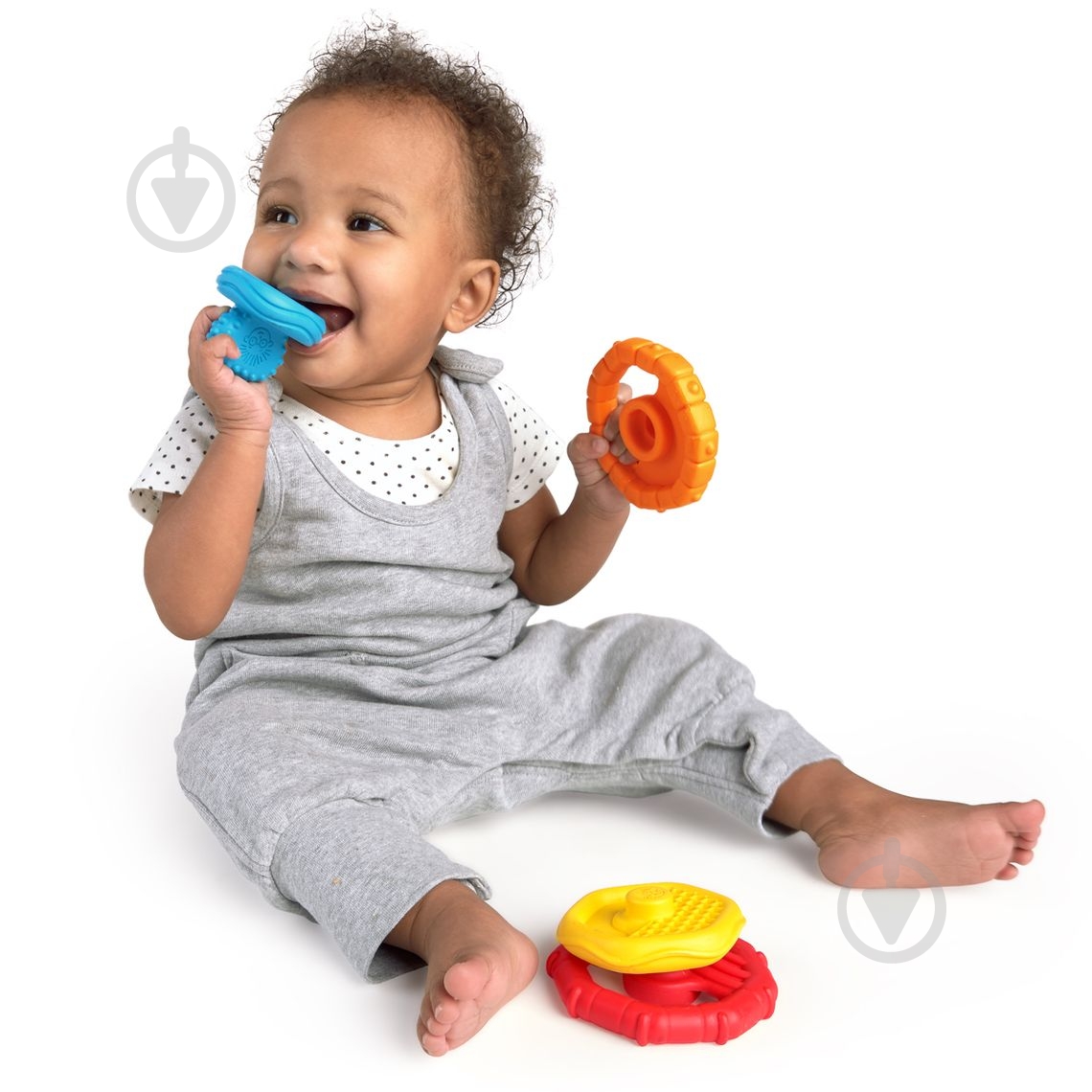 Игрушка-пирамидка Baby Einstein Stack & Teethe 12356 - фото 3