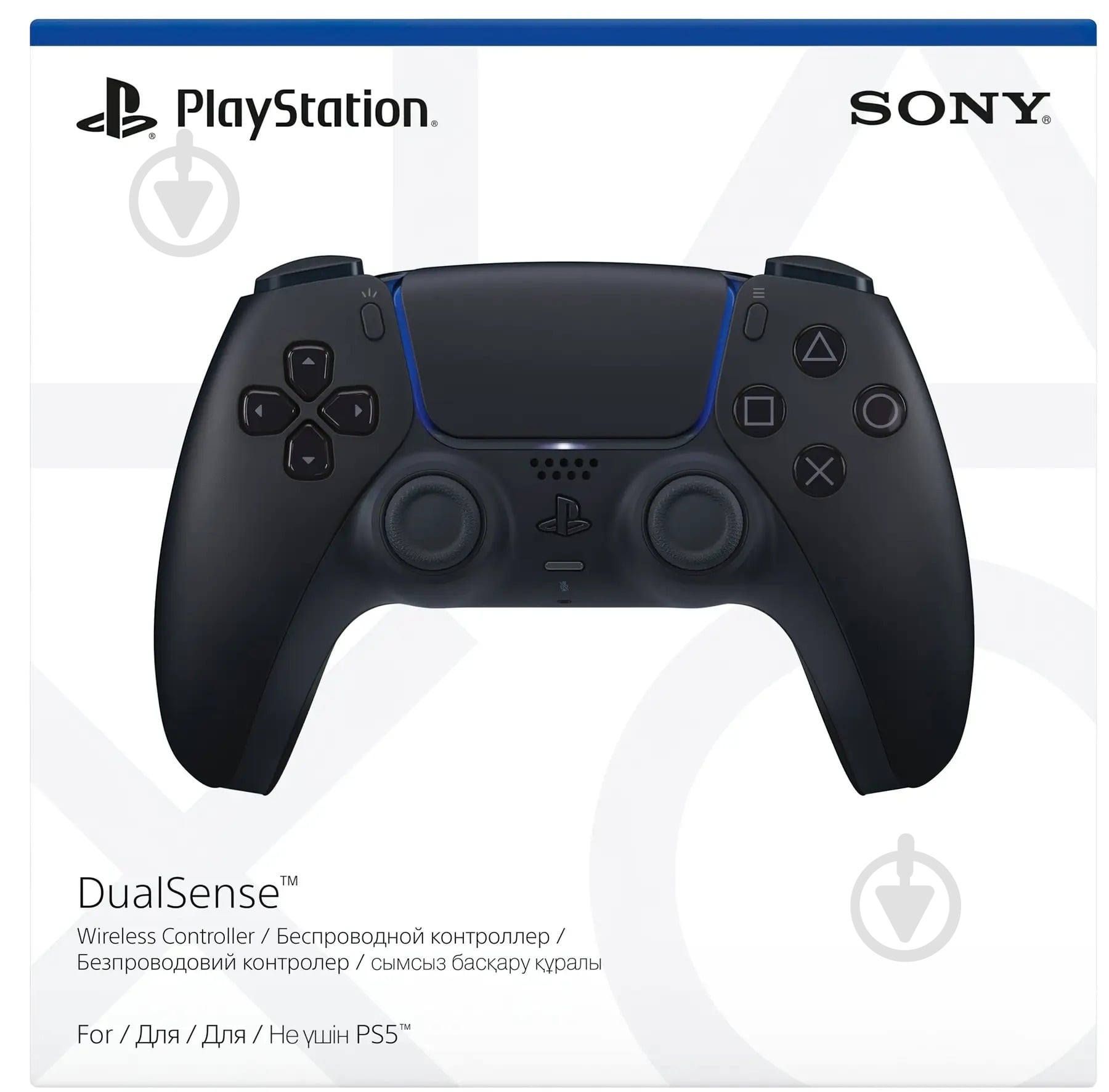 Геймпад бездротовий Sony DualSense Bluetooth PS5 Black 1000040187 - фото 6